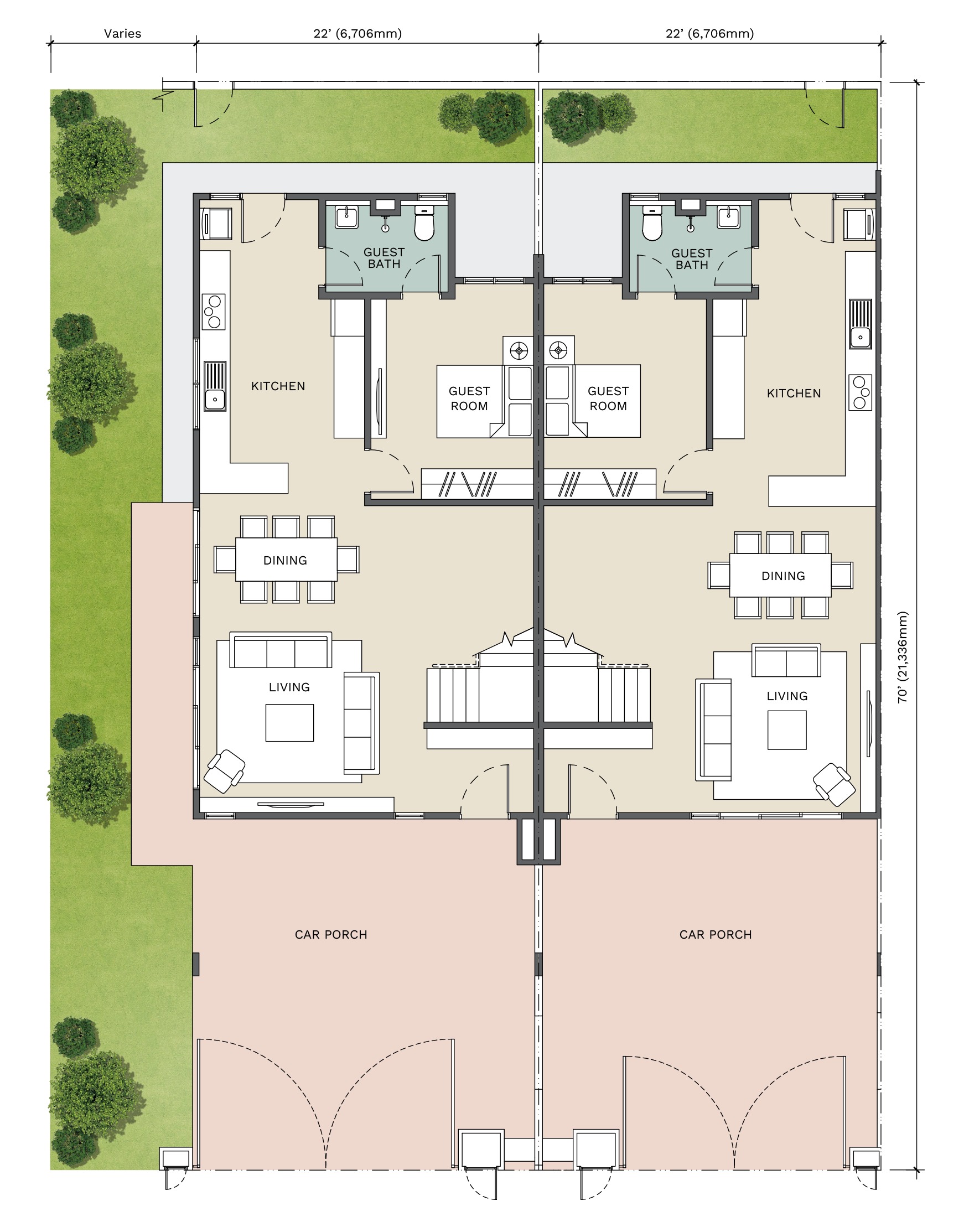 Type A 22x70 Ground Floor